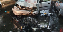 Acidente envolvendo carro e moto deixa uma mulher morta na Ponte da Primavera