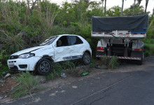 Acidente envolvendo três veículos deixa seis feridos na PI 130 em Teresina