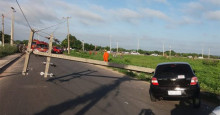Acidentes de trânsito no Piauí derrubam média de 6 postes por dia