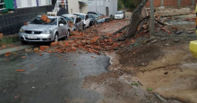 Temporal em Ãgua Branca: muro cai sobre carros e teto de ginásio desaba; veja vídeos