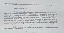 Covid-19: Wellington Dias pede autorização emergencial para uso de medicamentos