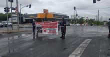 Motoristas do Samu de Teresina fazem manifestação e pedem regularização da profissão