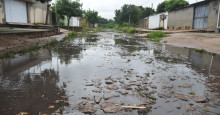 Rua da Lama: água chega a subir até um metro no período chuvoso