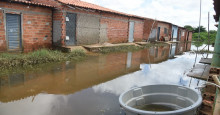 Sobe para 523 o número de famílias desabrigadas pelas chuvas em Teresina