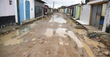 Com ruas sem pavimentação, moradores do Nova Brasília ficam impedidos de ir e vir