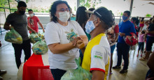 Distribuição de cestas básicas para população de maior vulnerabilidade social