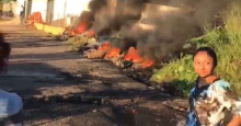 VÍDEO: moradores ateiam fogo para tentar evitar reintegração de posse em Teresina