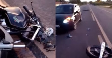 Colisão entre carro e moto deixa uma pessoa morta em Parnaíba