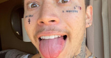 Whindersson Nunes faz duas novas tatuagens no rosto