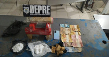 Dupla é presa em flagrante recebendo droga vinda de Goiás na rodoviária de Floriano