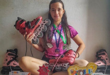 Patinadora piauiense conquista 2º lugar e garante vaga no Sul-americano de patinação