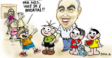 Confira a charge de Jota A publicada nesta sexta-feira (28/04) no Jornal O Dia