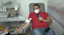 Eudes Ribeiro mostra passo a passo da doação de sangue no Hemopi 01 01 2022