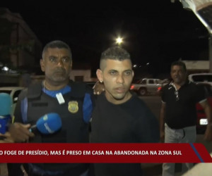 TV O Dia - Detento foge de presídio mas é preso em casa na abandonada na zona sul 23 06 2022