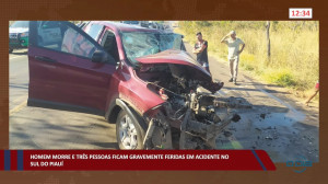 Homem morre e três pessoas ficam gravemente feridas em acidente no sul do Piauí 04 08 2022
