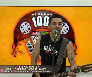 TV O Dia - O baiano Gabriel Chaonda toca forró e canta seu repertório de axé no Programa 100% Forró 18 03 2023