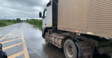 BR-343: Chuva alaga trecho próximo a Capitão de Campos; rodovia ficou congestionada