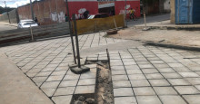 Trecho interditado da Rua João Cabral só deve ser concluído no final de junho