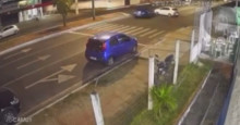 VÍDEO: colisão entre carro de luxo e carro de passeio na Zequinha Freire deixa um ferido