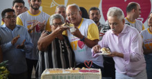 Teresina: Manifestantes jogam ovos em Dr. Pessoa durante evento de corte de bolo