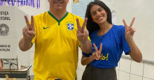 Ministro Ciro Nogueira vota ao lado da filha e aposta em vitória de Sílvio no 1º turno