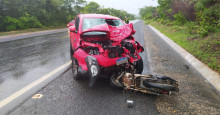 Grave acidente deixa motociclista morto em Amarante