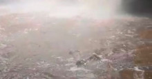 VÍDEO: cachoeira do Poço Feio tem aumento de volume após chuvas em Várzea Grande