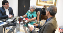 Rafael Fonteles se reúne com Regina Sousa em conclusão da transição de governo