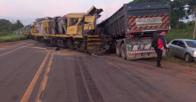 VÍDEO: acidente envolvendo trem e caminhão deixa maquinista morto em Altos