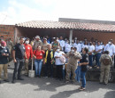 Agentes comunitários de Teresina fazem protesto na FMS contra corte de insalubridade