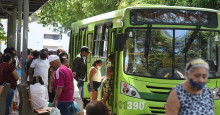 Categorias se reúnem em protesto por melhorias no transporte público de Teresina