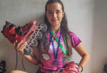 Patinadora piauiense concorre a vaga em campeonato sul-americano de esporte sobre rodas