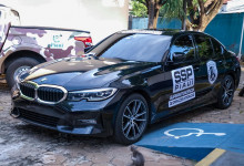 Polícia transforma BMW apreendida durante operação em viatura