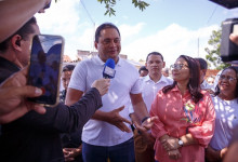 Senador Weverton Rocha cumpre agenda em Timon com Dinair Veloso