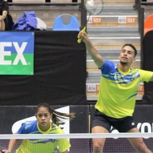 Dupla piauiense conquista bronze em torneio internacional de Badminton no México