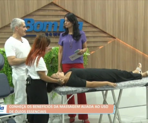 TV O Dia - Conheça os benefícios da massagem aliada ao uso de olhos essenciais BDN 17 05 2022