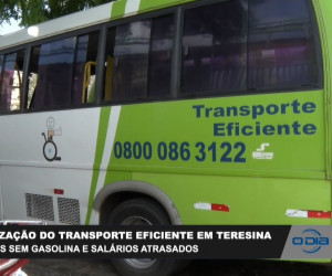 TV O Dia - Veículos sem gasolina e salários atrasados paralisam Transporte Eficiente em Teresina 07 02 2023